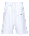 Ihs Man Shorts & Bermuda Shorts White Size Xxl Cotton In White
