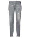 DSQUARED2 DSQUARED2 WOMAN JEANS GREY SIZE 8 COTTON, ELASTANE, PVC - POLYVINYL CHLORIDE,13627740KI 10