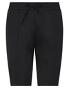 Family First Milano Man Shorts & Bermuda Shorts Black Size Xxl Cotton