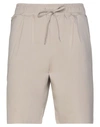Family First Milano Man Shorts & Bermuda Shorts Beige Size L Cotton