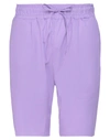 Family First Milano Man Shorts & Bermuda Shorts Light Purple Size M Cotton
