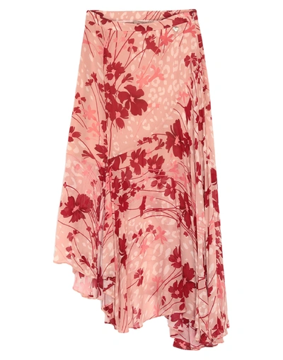 Twinset Midi Skirts In Pink