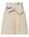 P.a.r.o.s.h P. A.r. O.s. H. Woman Shorts & Bermuda Shorts Beige Size Xs Viscose, Linen