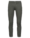 Grey Daniele Alessandrini Pants In Military Green