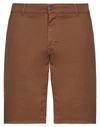 Grey Daniele Alessandrini Shorts & Bermuda Shorts In Brown