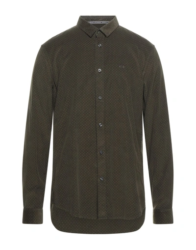 Armani Exchange Shirts In Green