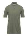 Zanone Polo Shirts In Military