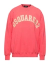 Dsquared2 Sweatshirts In Red