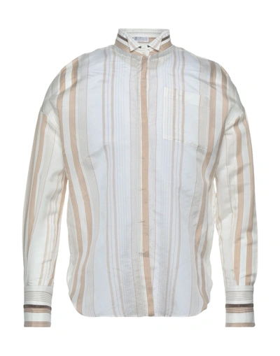 Brunello Cucinelli Shirts In Beige