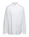 Armani Exchange Stretch Cotton Shirt In White