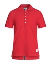 Thom Browne Polo Shirts In Red