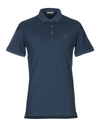 Only & Sons Polo Shirts In Dark Blue