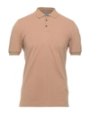 Brunello Cucinelli Polo Shirts In Sand