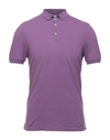 Brunello Cucinelli Polo Shirts In Lilac
