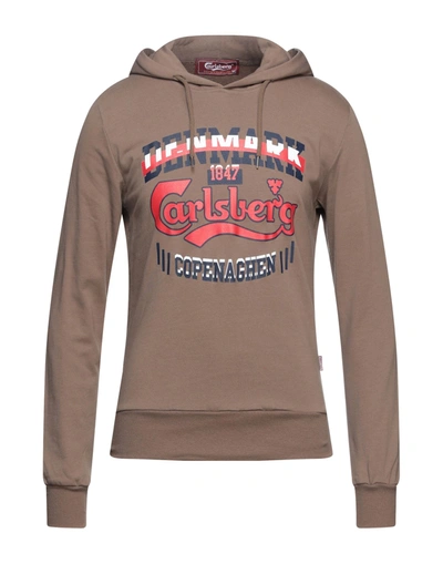 Carlsberg Sweatshirts In Khaki