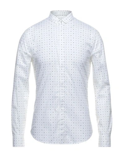 Armani Exchange Man Shirt White Size Xs Cotton, Elastane