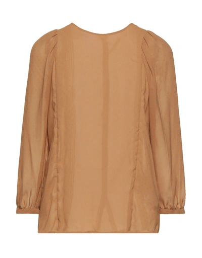 Mauro Grifoni Blouses In Camel