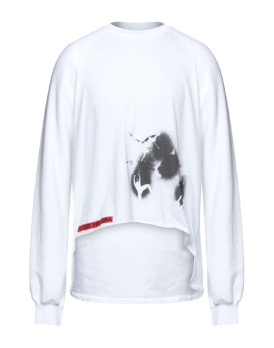 Rick Owens Drkshdw Sweatshirts In White