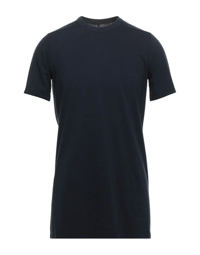 Rick Owens T-shirts In Dark Blue