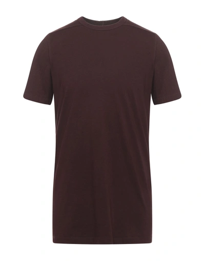 Rick Owens T-shirts In Cocoa