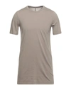Rick Owens T-shirts In Light Brown