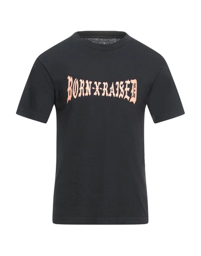 Born X Raised T-shirts In Black