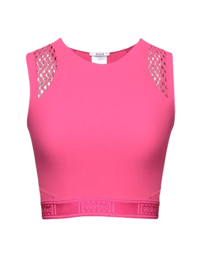 Wolford Tops In Fuchsia