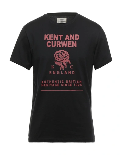 Kent & Curwen T-shirts In Black