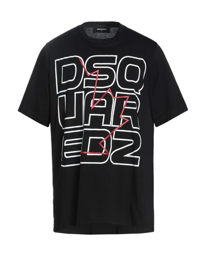 Dsquared2 T-shirts In Black