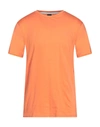 Hugo Boss T-shirts In Orange