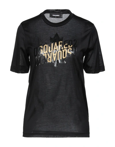 Dsquared2 T-shirts In Black