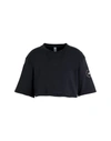 Adidas By Stella Mccartney X Stella Mccartney Cropped T-shirt In Black