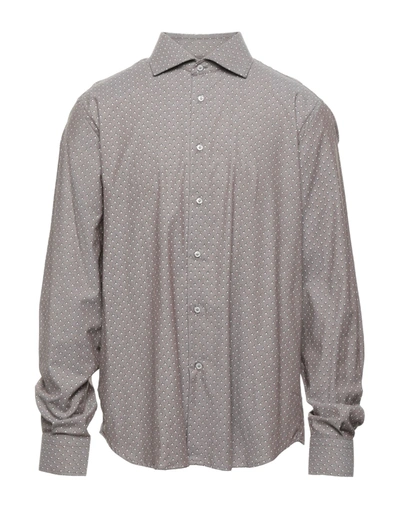 Aldieri Milano Shirts In Dove Grey