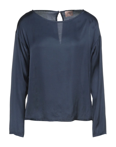 Même Road Blouses In Dark Blue