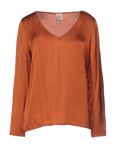 Même Road Blouses In Rust