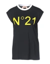 Ndegree21 T-shirts In Yellow