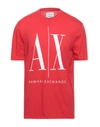 Armani Exchange T-shirts In Red