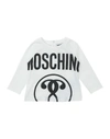 Moschino Baby T-shirts In White
