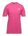 The North Face T-shirts In Fuchsia