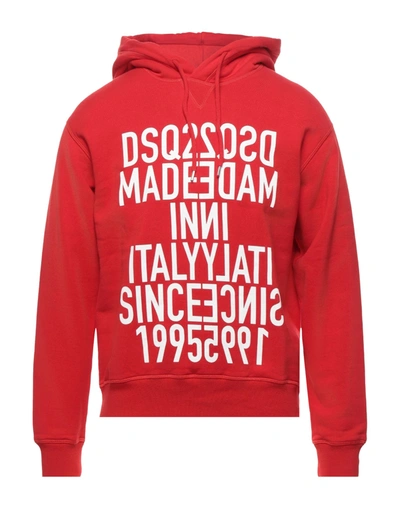 Dsquared2 Sweatshirts In Red