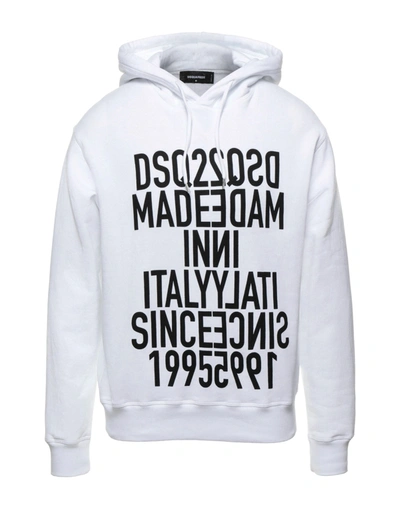 Dsquared2 Sweatshirts In White