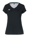 ARENA ARENA WOMAN T-SHIRT BLACK SIZE XS POLYESTER,12603333HE 4