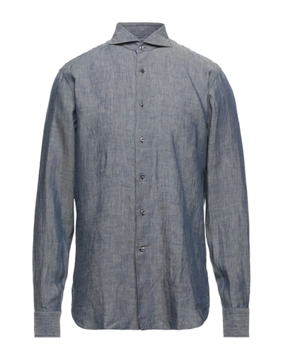 Alessandro Gherardi Shirts In Blue