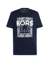 Michael Kors Mens T-shirts In Dark Blue