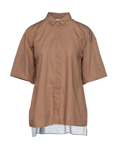 Caliban 820 Shirts In Camel