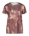 ACNE STUDIOS ACNE STUDIOS WOMAN T-SHIRT BROWN SIZE S POLYESTER,12612437WU 3