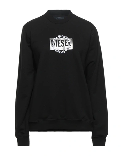 Diesel Sweatshirts In Black
