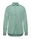 Ferragamo Shirts In Sage Green