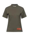 Heron Preston T-shirts In Military Green