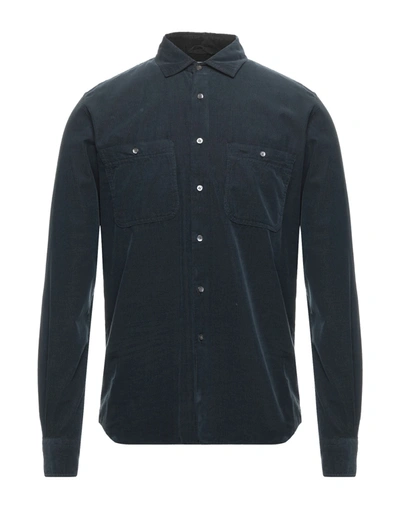 Aspesi Shirts In Dark Blue